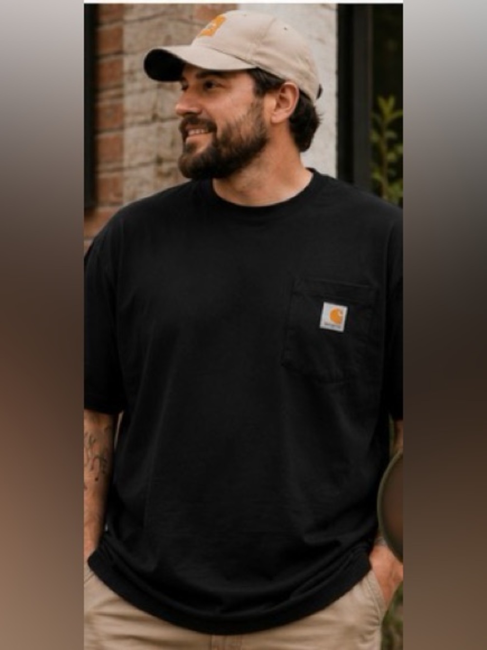 Carhartt K87‎ Loose Fit Pocket Tee Navy Blue 3XL